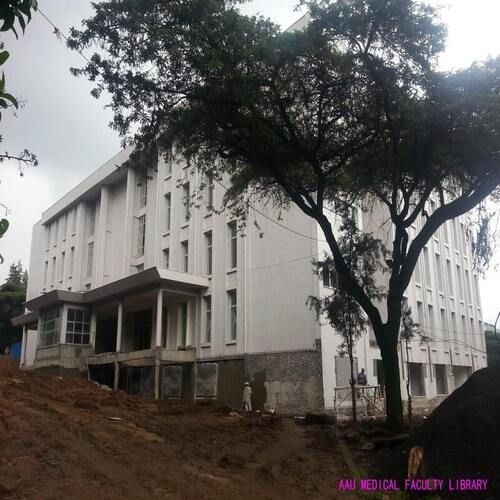 AAU Medical Faculty Library with structural glazing